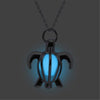 Fanduco Necklaces Blue Swimming Turtle Glow In The Dark Necklace