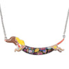 Fanduco Necklaces Brown Lively Dachshund Necklace