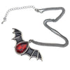 Fanduco Necklaces Crystal Bat Necklace