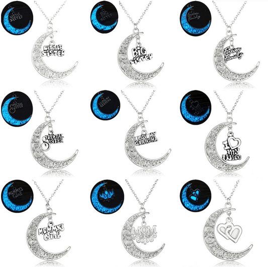 Fanduco Necklaces Family Set (All 9 Pendants) Luminous Family Love Pendants
