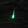 Fanduco Necklaces Green Glowing Sands Hourglass Necklace