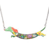 Fanduco Necklaces Green Lively Dachshund Necklace