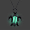 Fanduco Necklaces Green Swimming Turtle Glow In The Dark Necklace