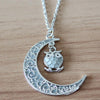 Fanduco Necklaces Moon Owl Luminous Necklace