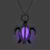 Fanduco Necklaces Purple Swimming Turtle Glow In The Dark Necklace