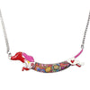 Fanduco Necklaces Red Lively Dachshund Necklace