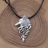 Fanduco Necklaces Silver Wolf Sigil Necklace
