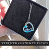 Fanduco Necklaces Sterling Silver Love Pendant w/ Custom Engraving and Birthstone