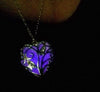 Fanduco Necklaces Tree of Life Heart Luminous Necklace