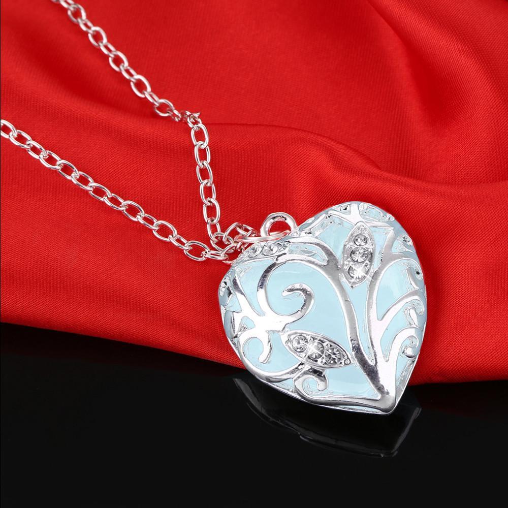 Fanduco Necklaces Tree of Life Heart Luminous Necklace