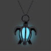 Fanduco Necklaces Turquoise Swimming Turtle Glow In The Dark Necklace