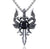 Twin Dragons Sword Necklace