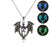 Winged Skeleton Glow In The Dark Necklace