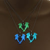 Fanduco Necklaces Winged Skeleton Glow In The Dark Necklace