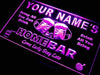 Fanduco Neon Signs Purple Personalized Neon Light Home Bar Sign