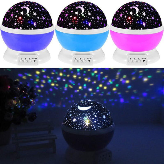 Fanduco Night Lights Rotating Cosmos Projection Lamp
