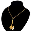 Fanduco Pendant Necklaces 50CM / 18K Gold Plated 18K Gold-Plated Dragon Axe Necklace