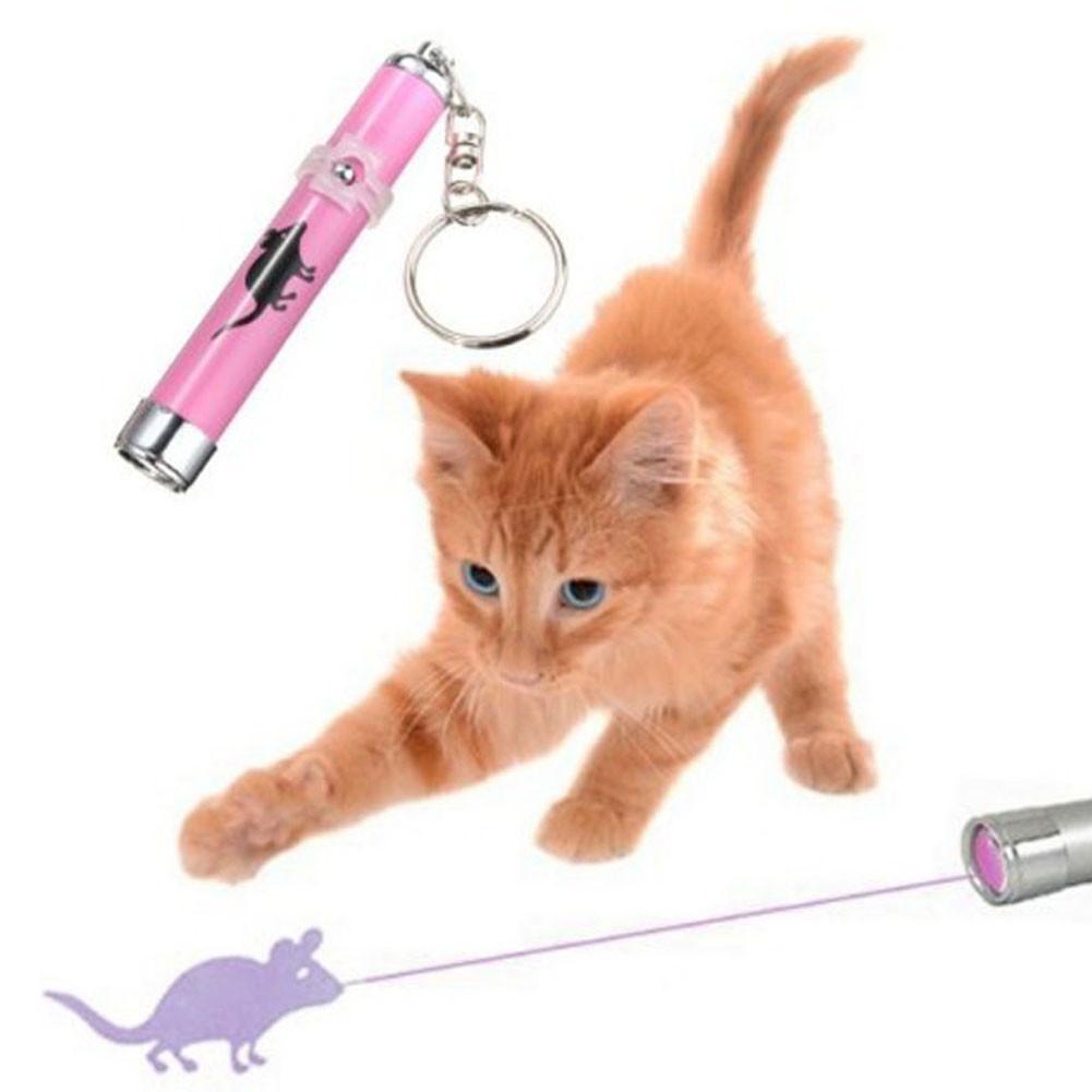 Fanduco Pet Toys Fun LED Laser Mouse Pointer