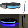 Fanduco Petwear Collar / S / Blue Solar Powered LED Pet Collar
