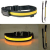 Fanduco Petwear Collar / S / Yellow Solar Powered LED Pet Collar