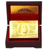 Fanduco Playing Cards Dollar w/ Box 24K Gold Foil Playing Cards