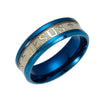 Fanduco Rings 6 / Blue Jesus Glow In The Dark Ring