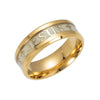 Fanduco Rings 6 / Gold Jesus Glow In The Dark Ring