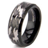 Fanduco Rings 6 / Gray / Tungsten Carbide Camo Steel Rings