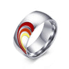 Fanduco Rings 6 / Red Joined Hearts Ring