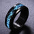 Celtic Dragon Blue Glow Ring