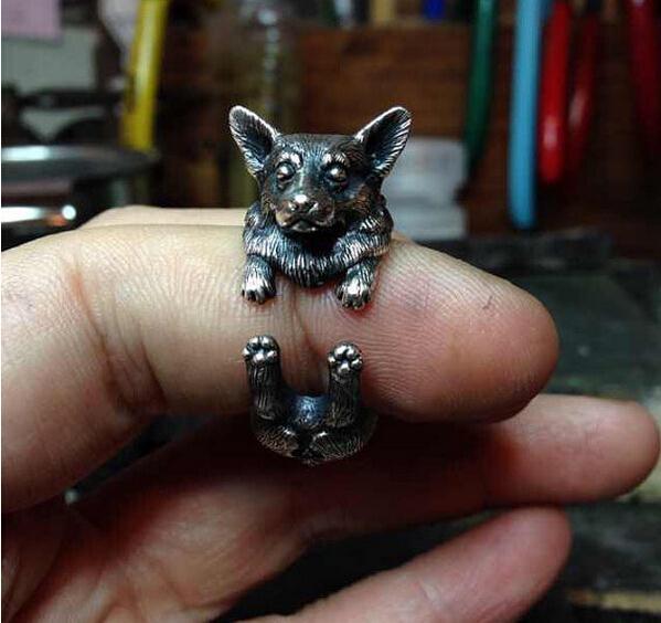 Fanduco Rings Lovable Corgi Ring