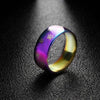 Fanduco Rings Rainbow Titanium Paw Print Ring