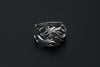 Fanduco Rings Resizable / Sterling Silver Dragon's Fury Ring