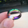 Fanduco Rings Titanium Rainbow Ring