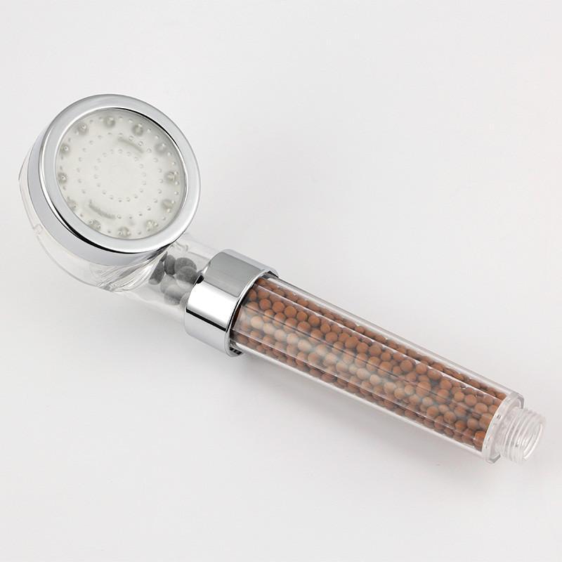 Fanduco Shower Head Mineral SPA Shower Head With LED Temperature Sensor