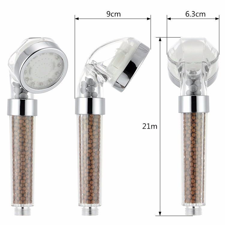 Mineral SPA Shower Head With LED Temperature Sensor Fanduco