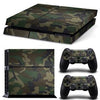 Fanduco Skins Dark Green Camo Skin Decals For Playstation 4 With 2 Controller Skins