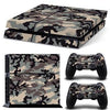 Fanduco Skins Grey Camo Skin Decals For Playstation 4 With 2 Controller Skins