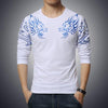 Fanduco T-Shirts White / M Double Dragon Long-Sleeve Tee