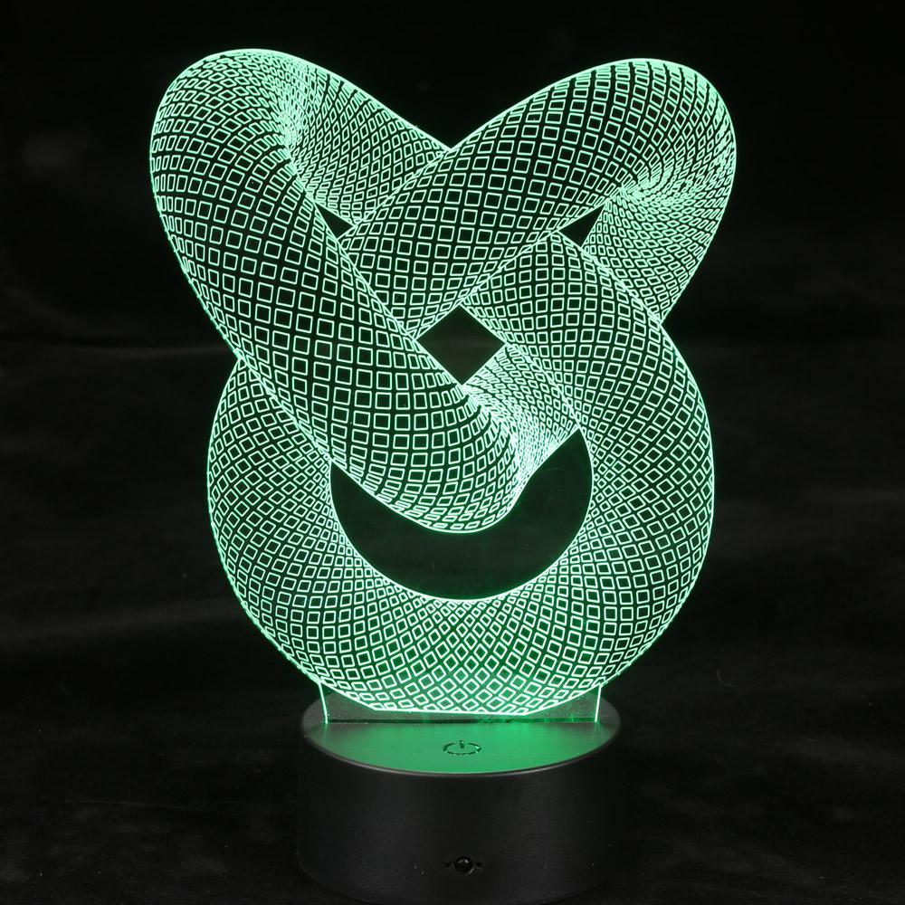 Fanduco Table Lamps Infinity Holographic Lamp