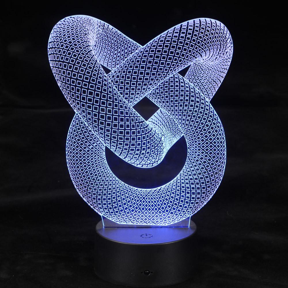 Fanduco Table Lamps Infinity Holographic Lamp