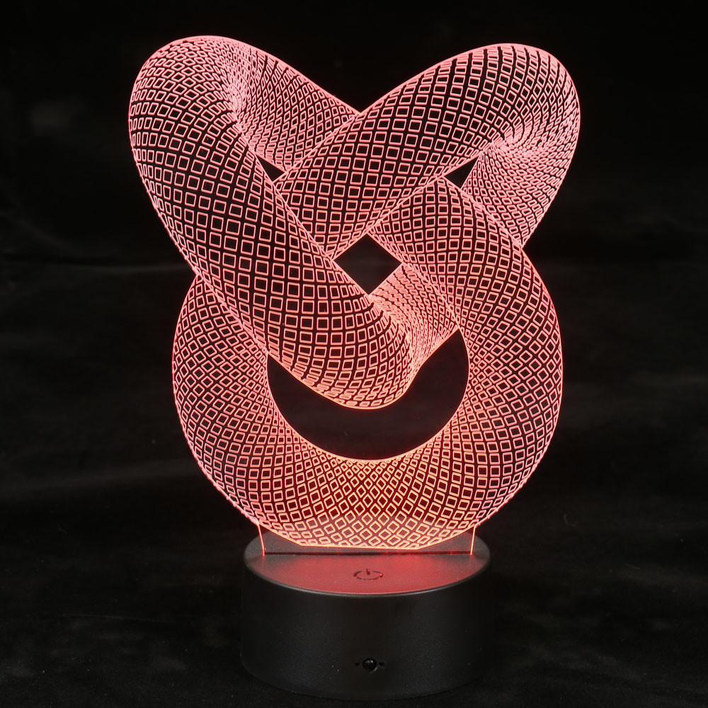 Fanduco Table Lamps Infinity Holographic Lamp