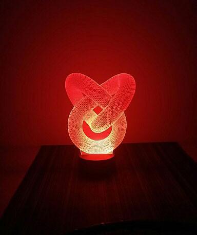 Fanduco Table Lamps Infinity Holographic Lamp