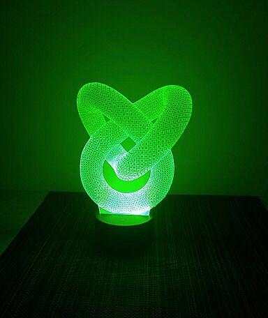 Fanduco Table Lamps Infinity Holographic Lamp