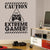 Extreme Gamer Wall Decal