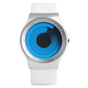 Fanduco Watches Blue w/ White Strap / Leather New Wave Watch