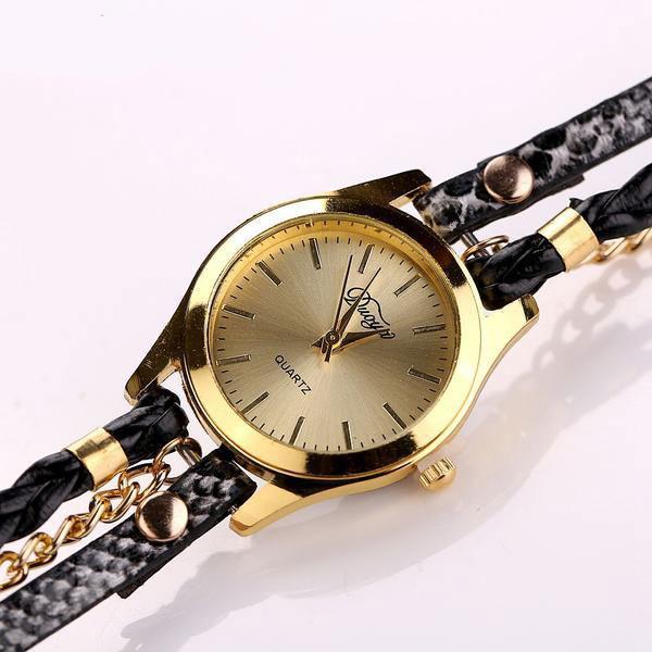 Fanduco Watches Luxurious Wraparound Quartz Wristwatch