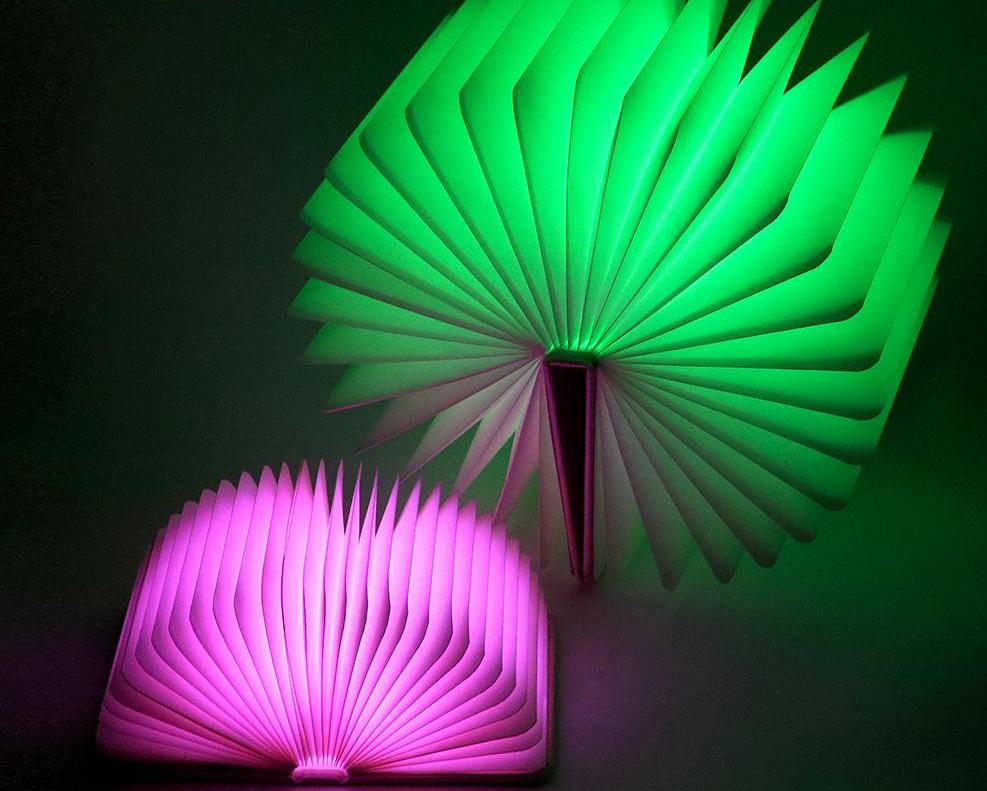 Portable Romantic Book Night Light