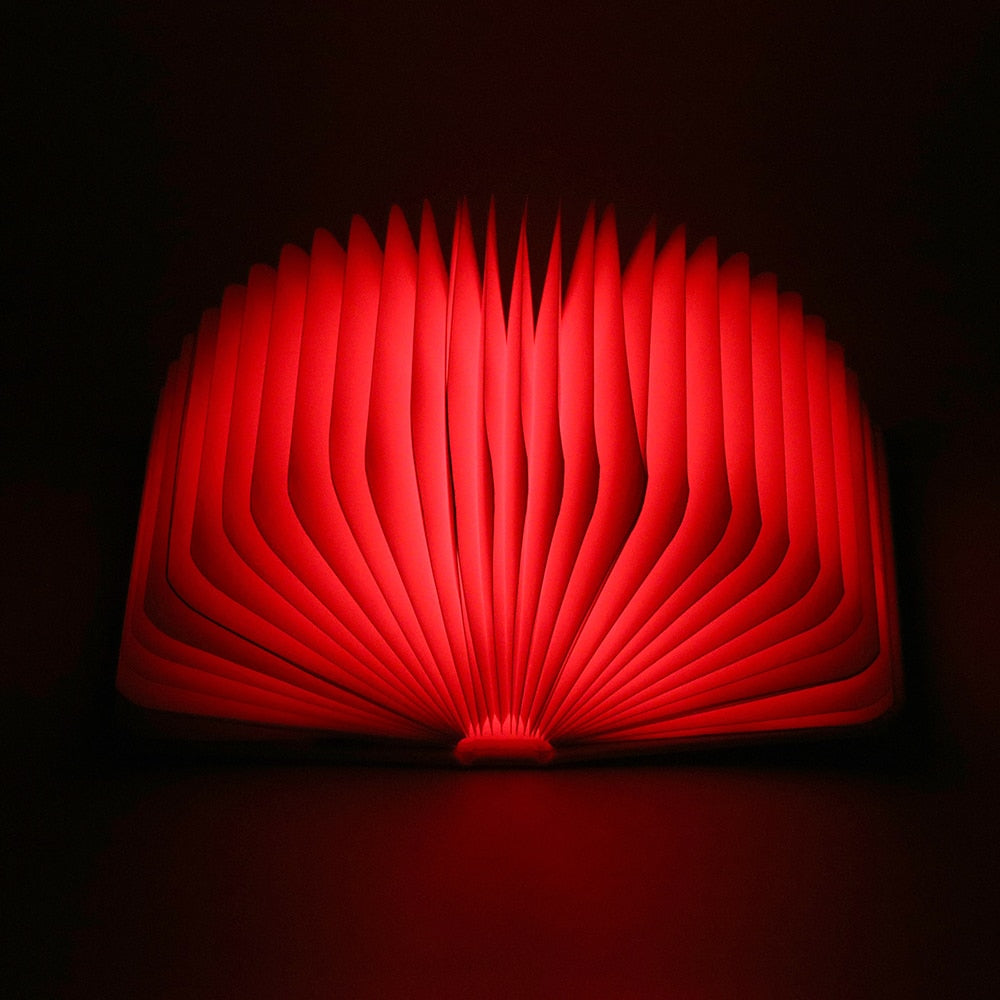 Portable Romantic Book Night Light