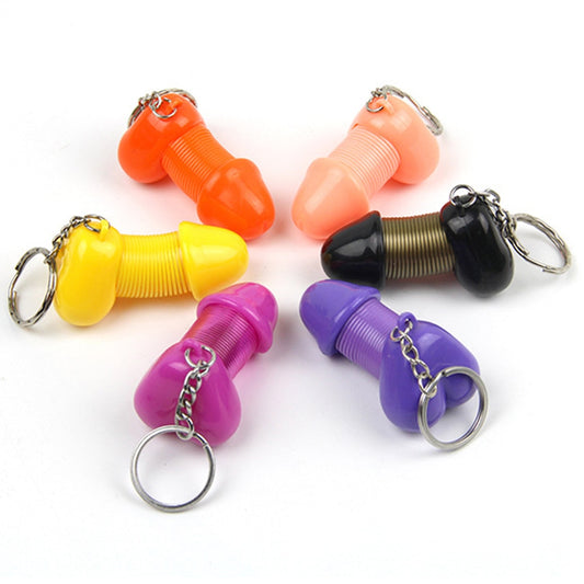 Springy Schlong Keychain